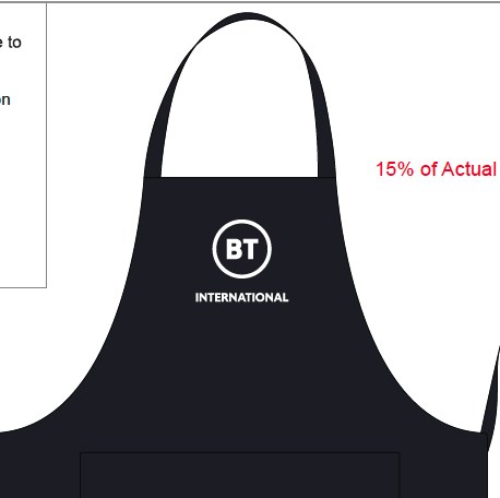 Shara 240 g/m2 Aware Recycled Apron - NAVY